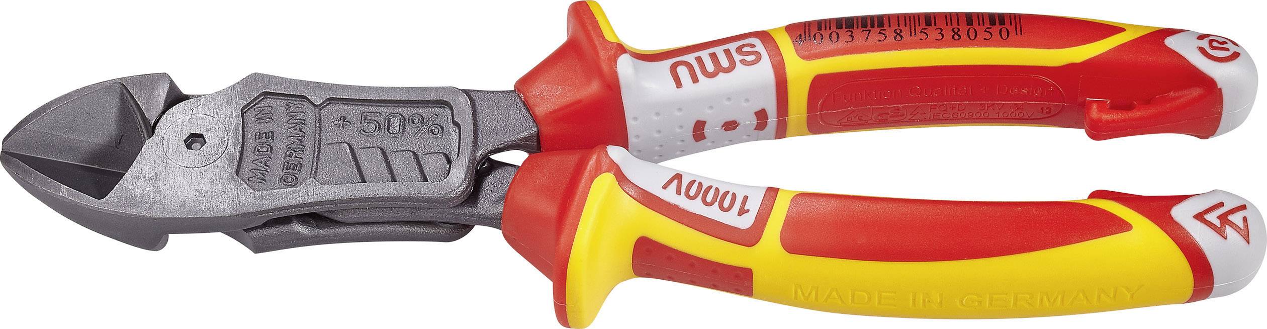 NWS FantasticoPlus 138-69-VDE-180 VDE Kraft-Seitenschneider mit Facette 180mm