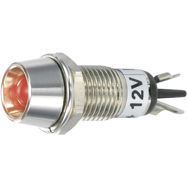 TRU Components TC-R9-115L 12V RED LED-Signalleuchte Rot 12 V/DC