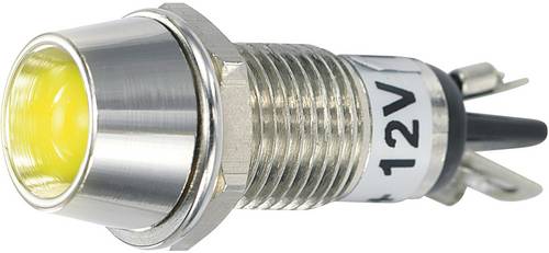 TRU Components TC-R9-115L 12 V YELLOW LED-Signalleuchte Gelb 12 V/DC