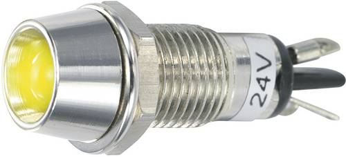 TRU Components TC-R9-115L 24 V YELLOW LED-Signalleuchte Gelb 24 V/DC