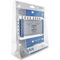 Schwaiger SEW98 531 SAT Multischalter Eingänge (Multischalter): 9 (8 SAT/1 terrestrisch) Teilnehmer-Anzahl: 8 StandBy-Funktion Schwaiger SEW98 531 SAT Multischalter Eingänge (Multischalter): 9 (8 SAT/1 terrestrisch) Teilnehmer-Anzahl: 8 StandBy-Funktion