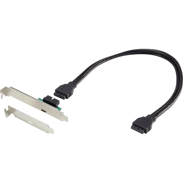 Renkforce USB 3.2 Gen 1 (USB 3.0) Adapter [1x USB-C™ Buchse - 1x USB 3.2 Gen 1 Buchse intern 19pol. (USB 3.0)] rf-USBC-01