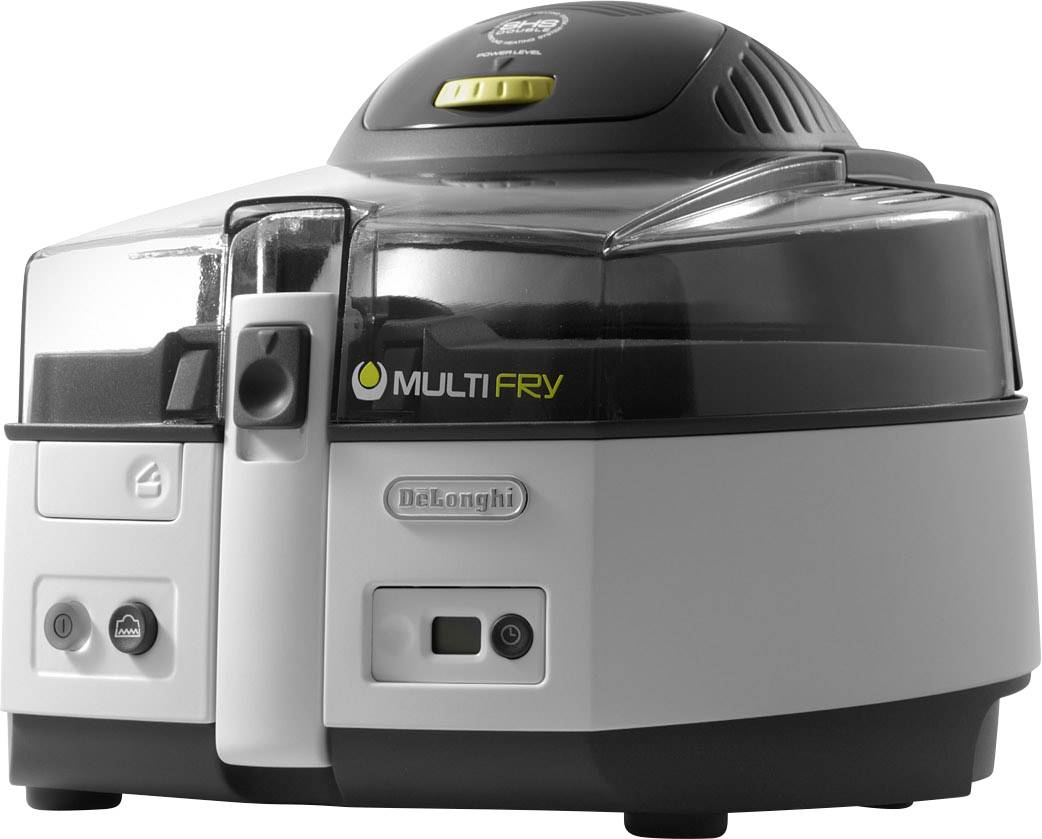 DeLonghi FH1163/1 Heißluft-Fritteuse 1.5 kg 1600 W Schwarz, Weiß