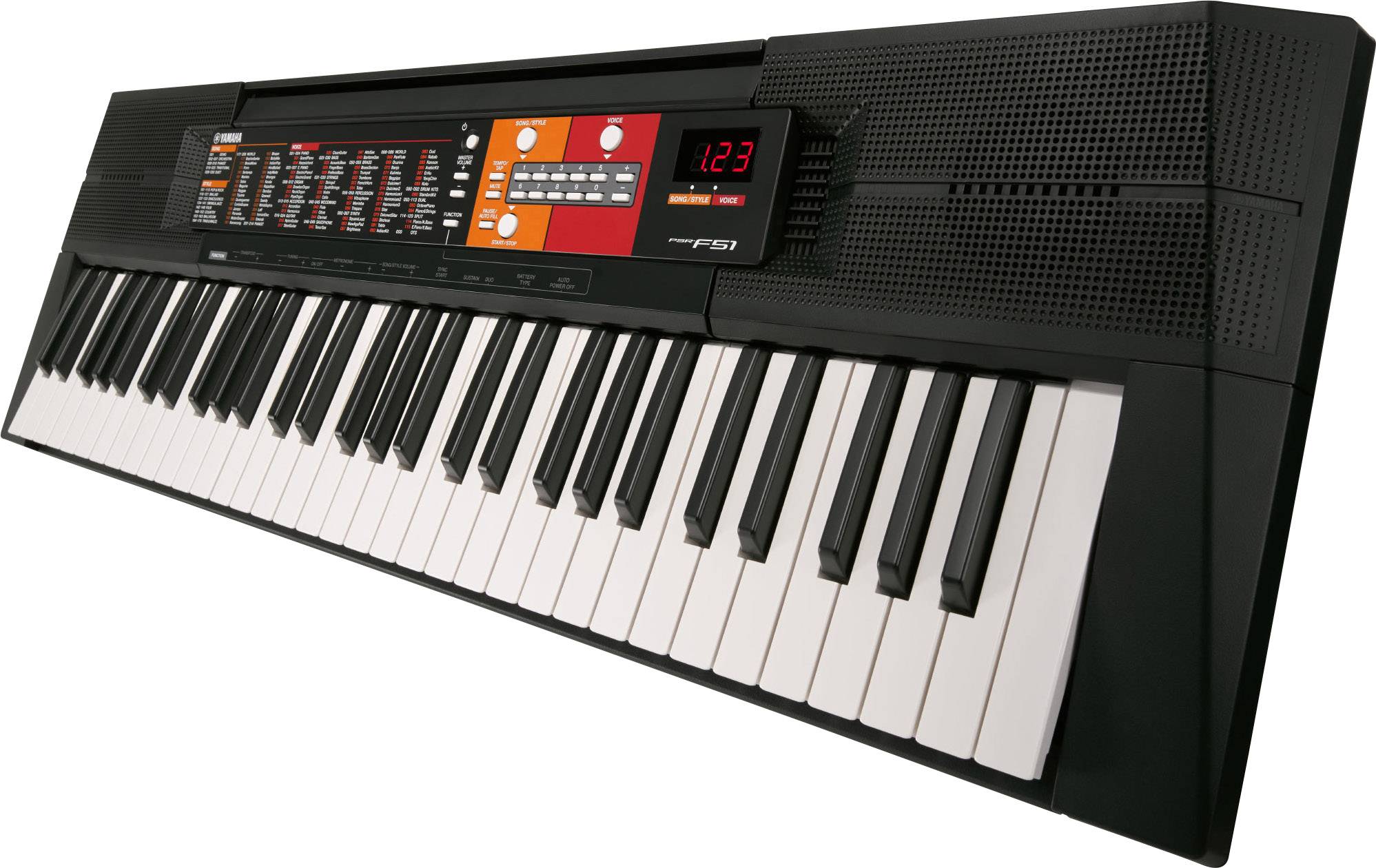 Yamaha PSR-F51 Keyboard Schwarz inkl. Netzteil