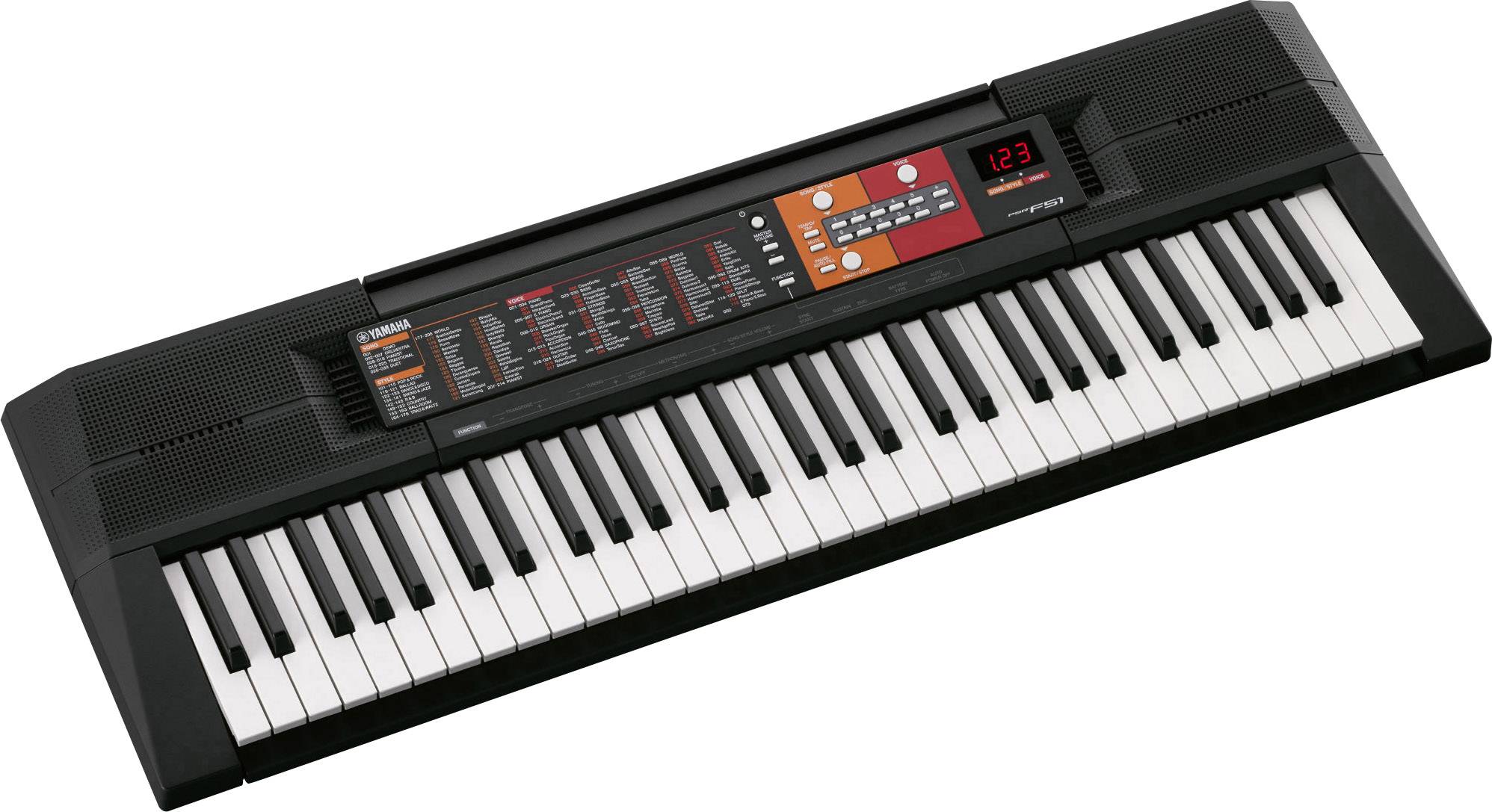 Yamaha PSR-F51 Keyboard Schwarz inkl. Netzteil