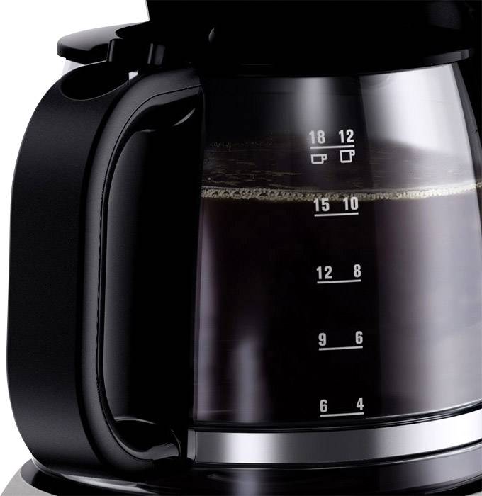 AEG KF 3300 Kaffeemaschine Schwarz  Fassungsvermögen Tassen=18 Glaskanne, Warmhaltefunktion