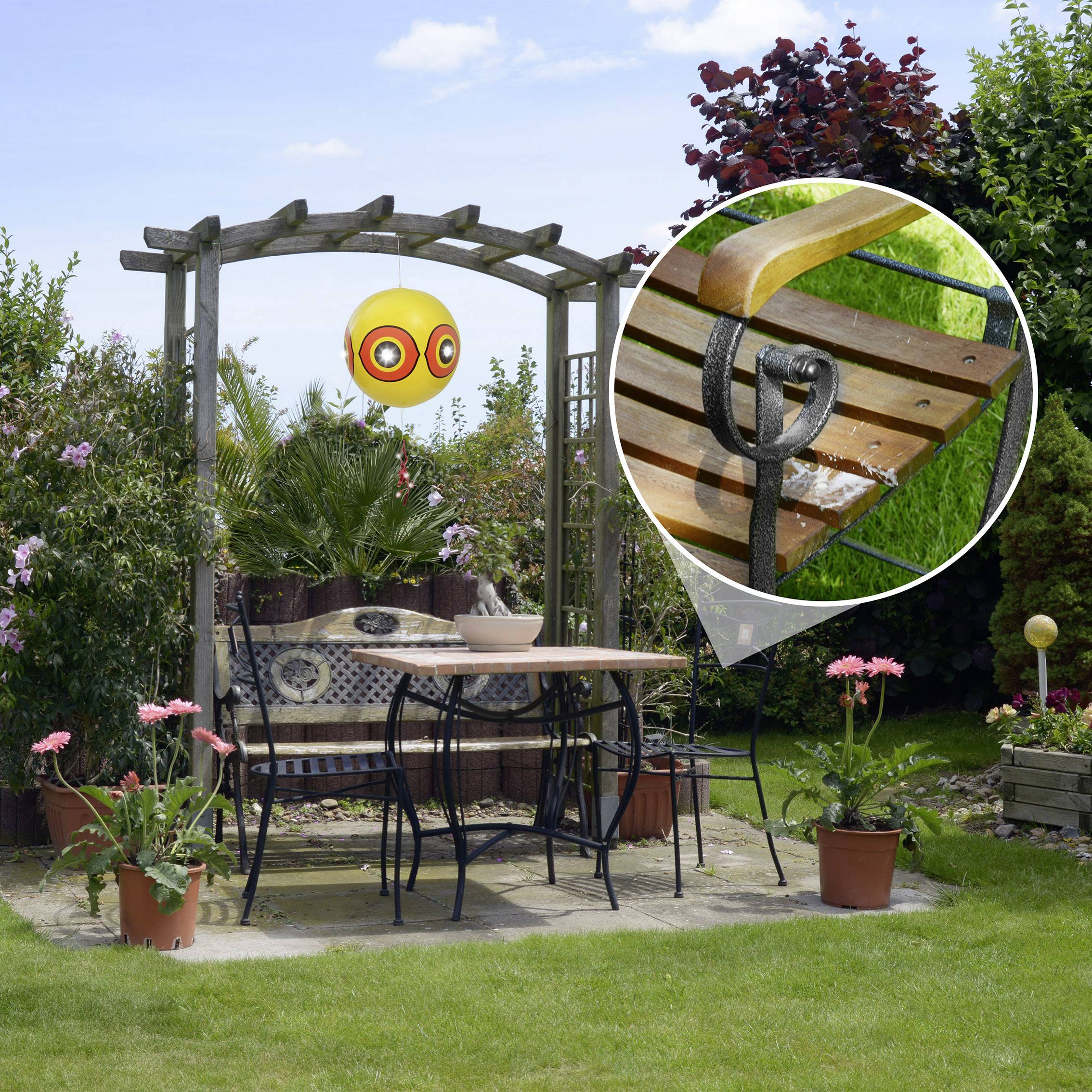 Gardigo Vogelvertreiber Funktionsart Abschreckung Wirkungsbereich 40 m² 2 St.