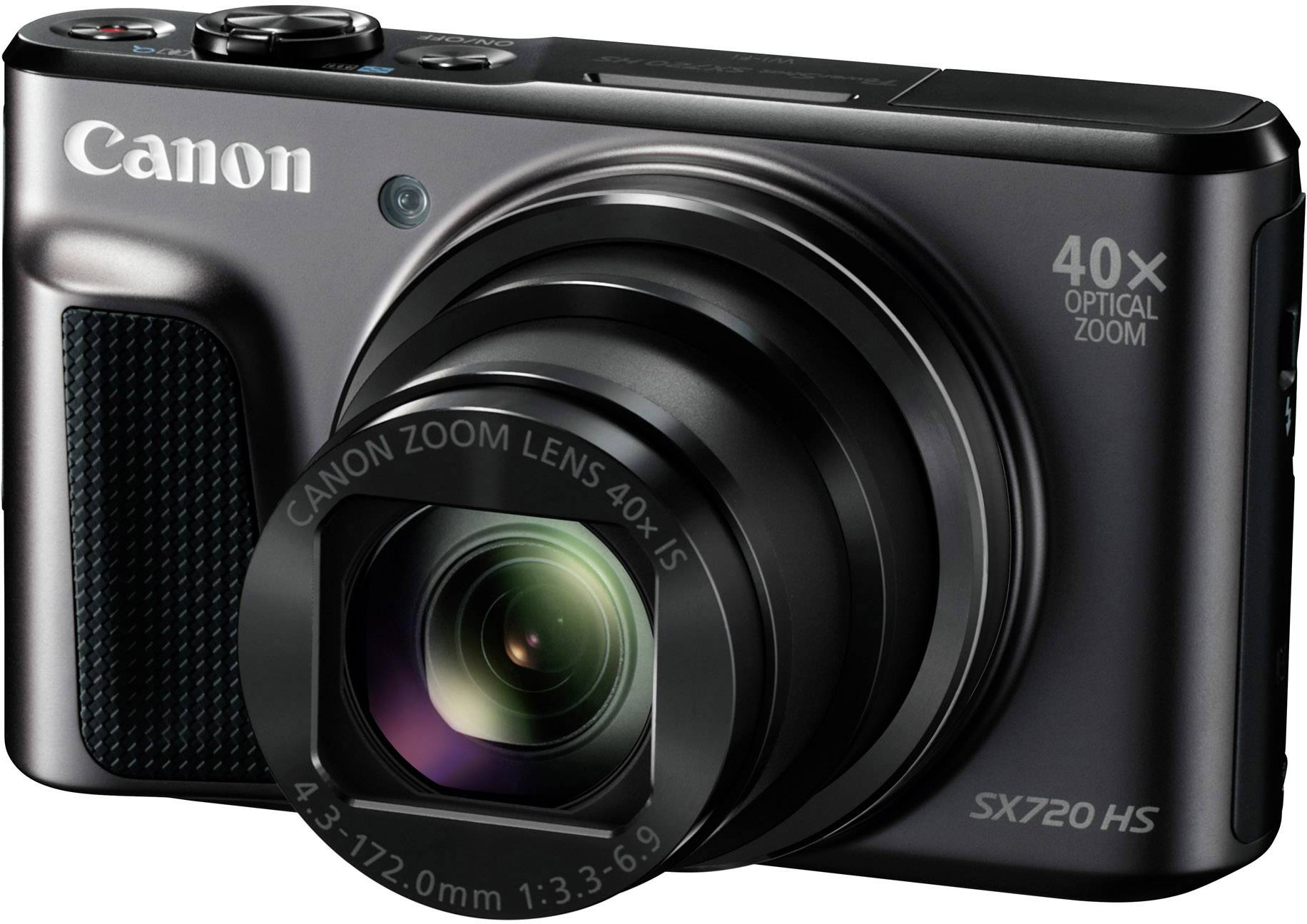 Canon PowerShot SX720HS Digitalkamera 20.3 Megapixel Opt. Zoom: 40 x Schwarz Staubgeschützt, GPS