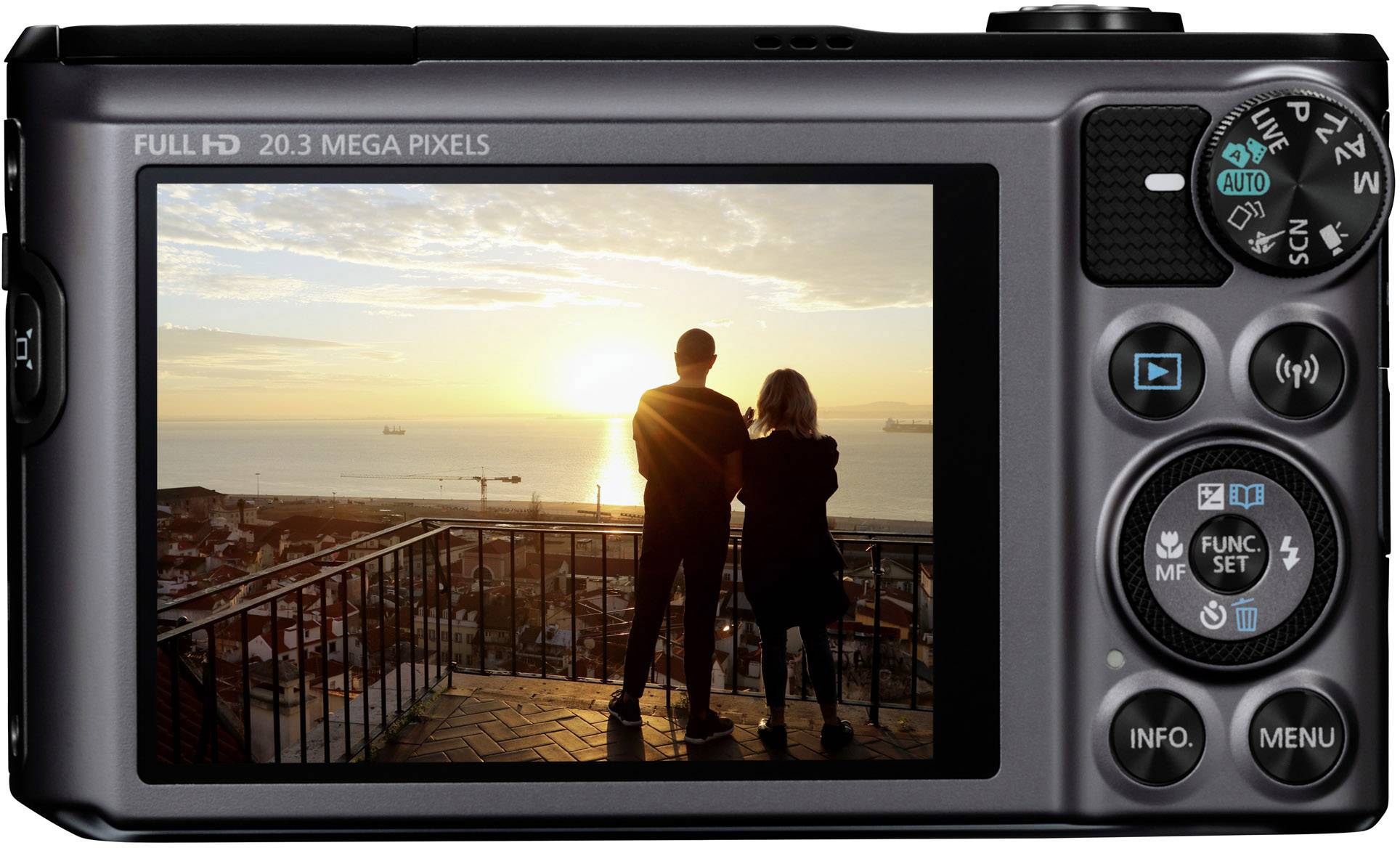 Canon PowerShot SX720HS Digitalkamera 20.3 Megapixel Opt. Zoom: 40 x Schwarz Staubgeschützt, GPS