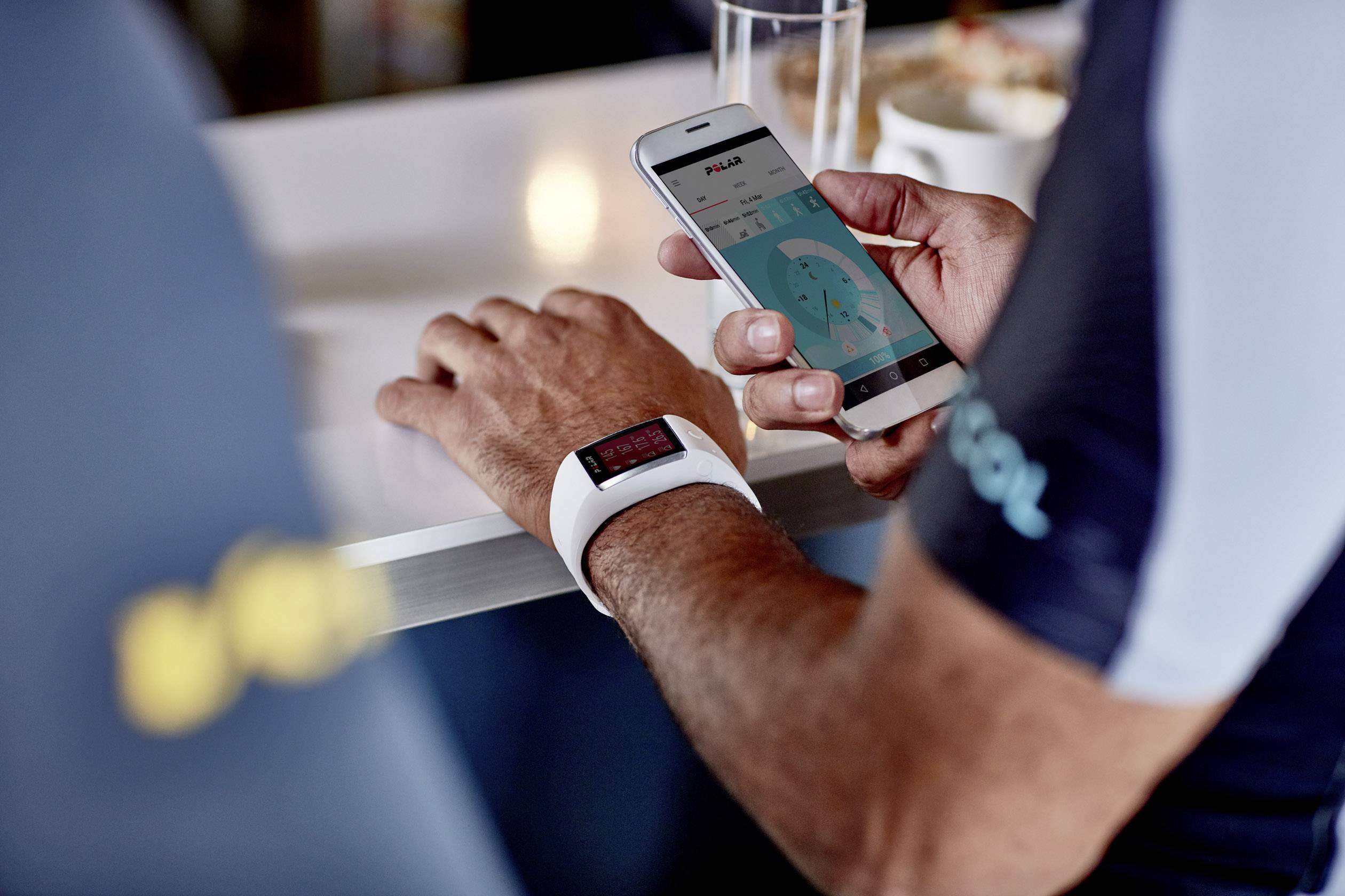 Polar Smartwatch Uni Weiß