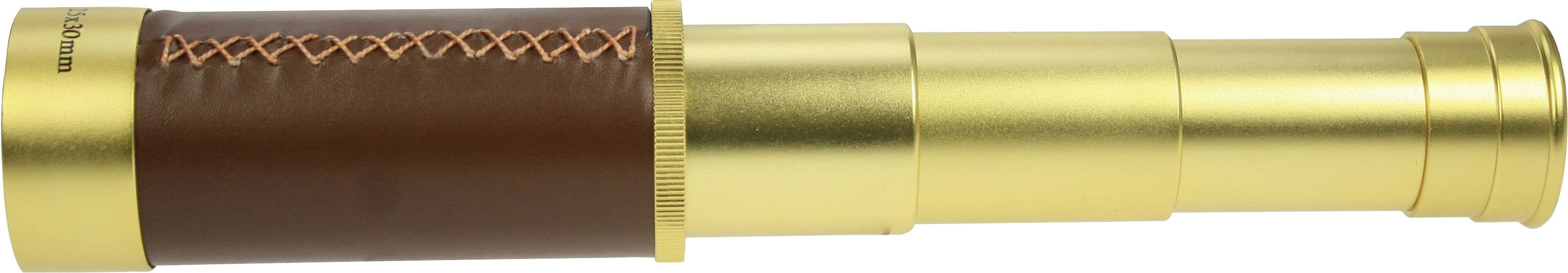 Danubia Fernrohr 25 x 30 mm Braun, Messing