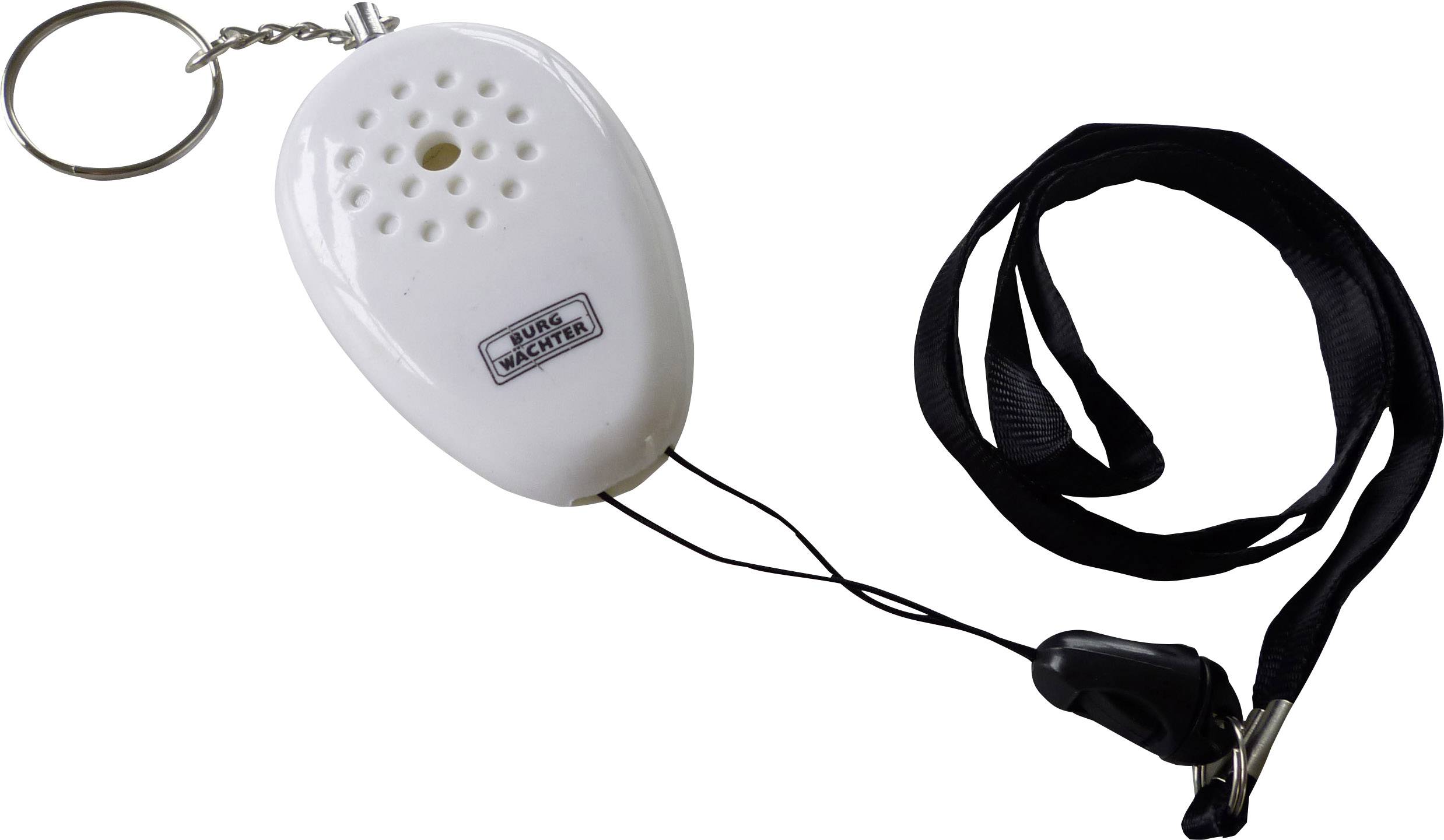 Burg Wächter Taschenalarm Schwarz, Weiß, Rot 100 dB PA 2006 SB