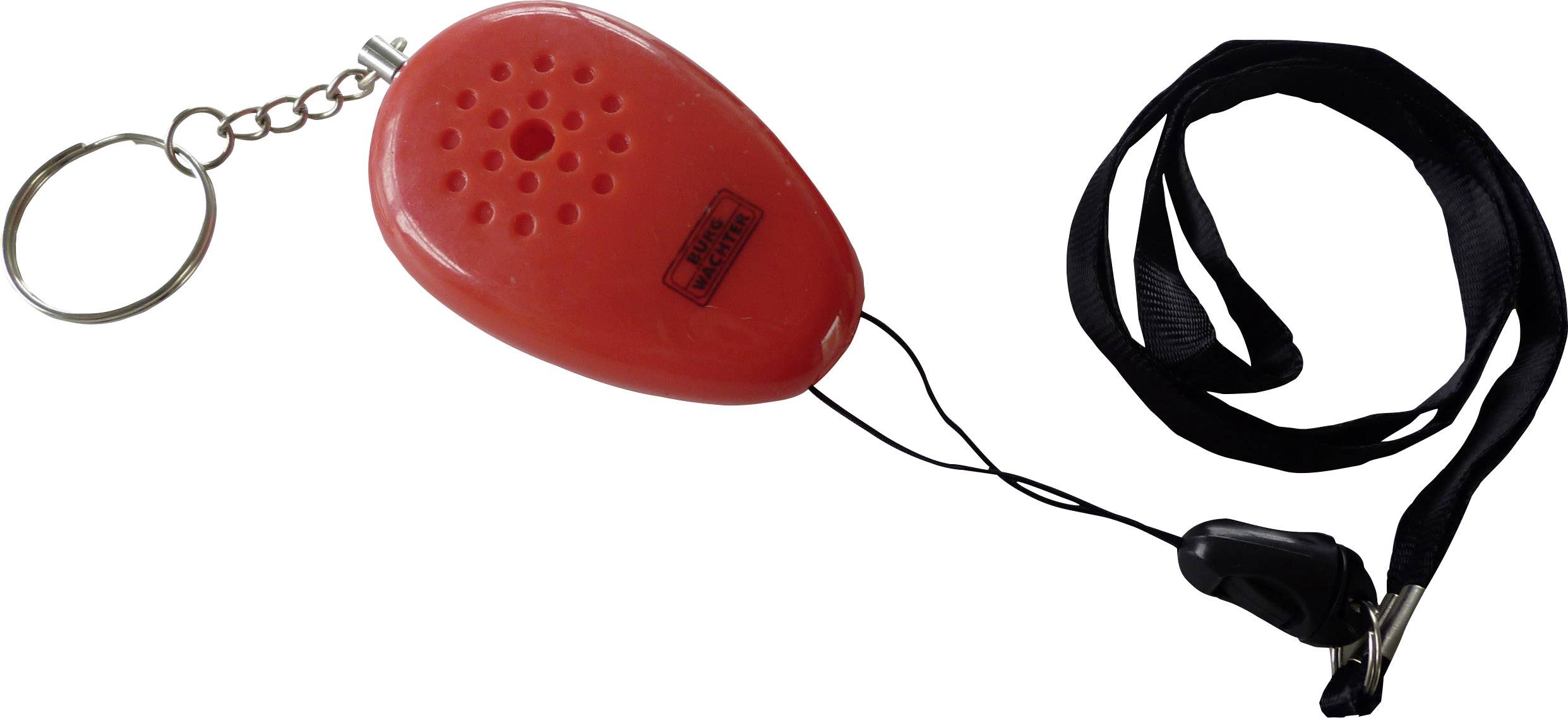 Burg Wächter Taschenalarm Schwarz, Weiß, Rot 100 dB PA 2006 SB