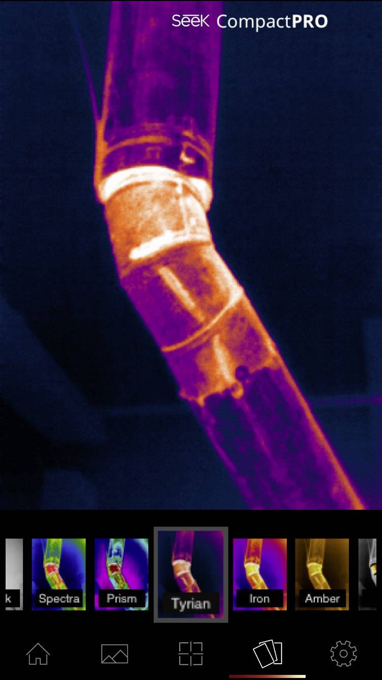 Seek Thermal CompactPRO FF Lightning Handy Wärmebildkamera -40 bis +330 °C 320 x 240 Pixel 15 Hz Lightning-Anschluss für iOS-Geräte