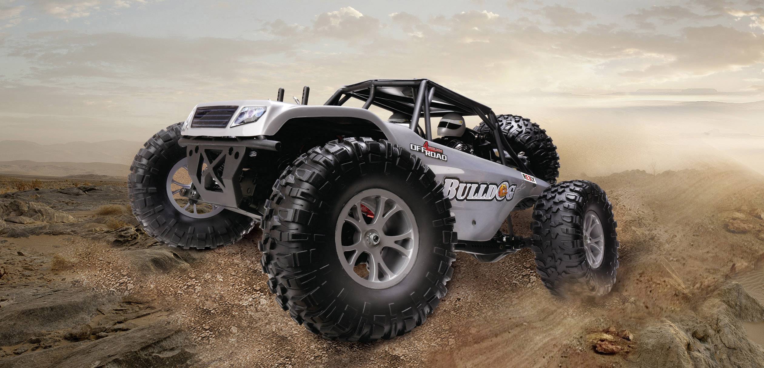 Reely Bulldog Brushed 1:10 RC Modellauto Elektro Buggy Allradantrieb (4WD) RtR 2,4GHz