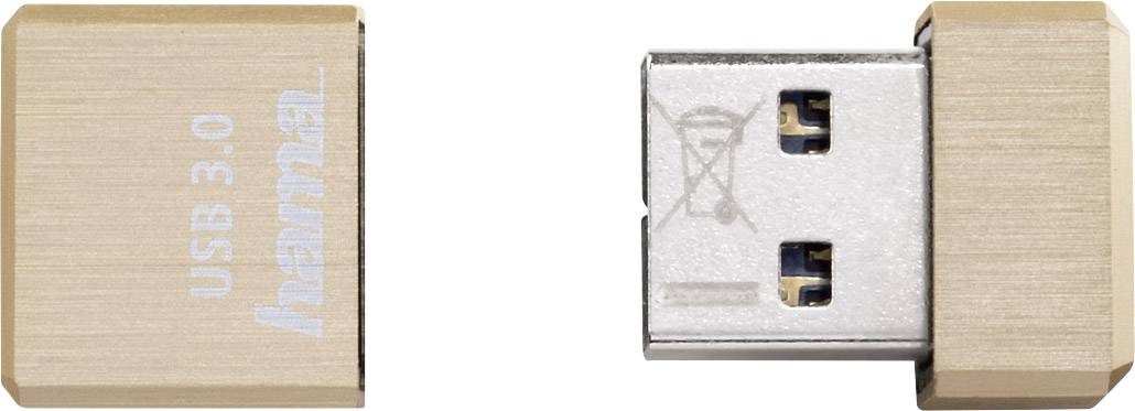 Hama Micro Cube USB-Stick 64 GB Gold 124170 USB 3.2 Gen 1 (USB 3.0)