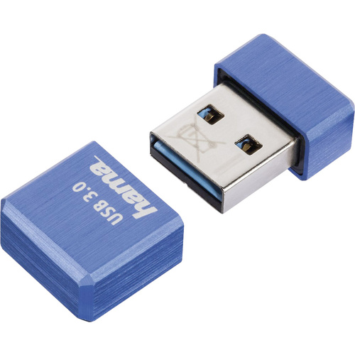 Hama Micro Cube USB-Stick 128 GB Blau 123928 USB 3.2 Gen 1 (USB 3.0)
