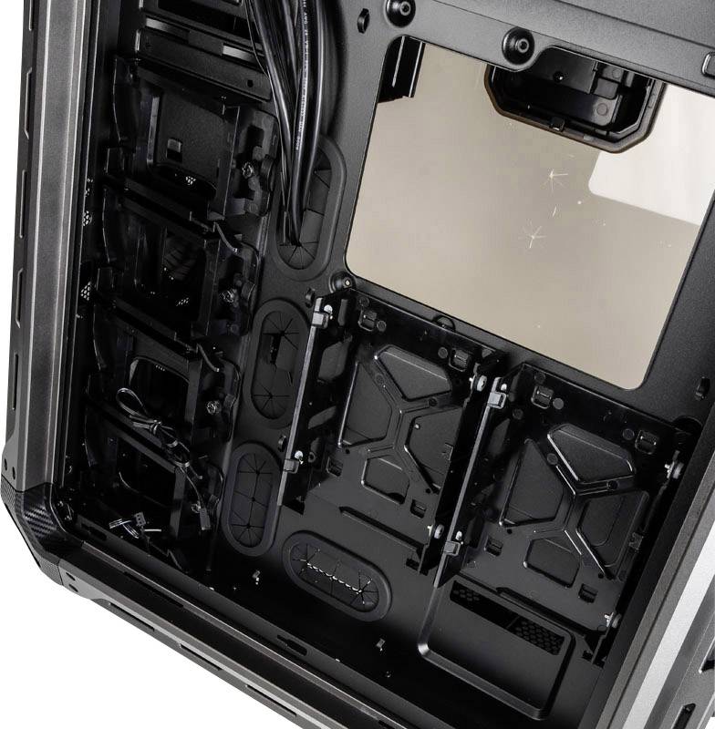 Cougar Panzer MAX Big-Tower Full Tower PC-Gehäuse Schwarz 3 vorinstallierte Lüfter, Seitenfenster