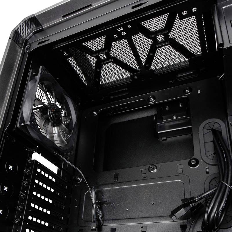 Cougar Panzer MAX Big-Tower Full Tower PC-Gehäuse Schwarz 3 vorinstallierte Lüfter, Seitenfenster