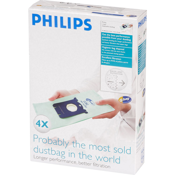 Philips Staubsaugerbeutel Anti-Allergie 4 St.