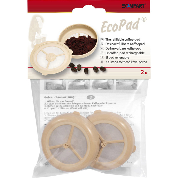 ScanPart Ecopad 1010 ECO PAD single Nachfüll-Kaffeepads