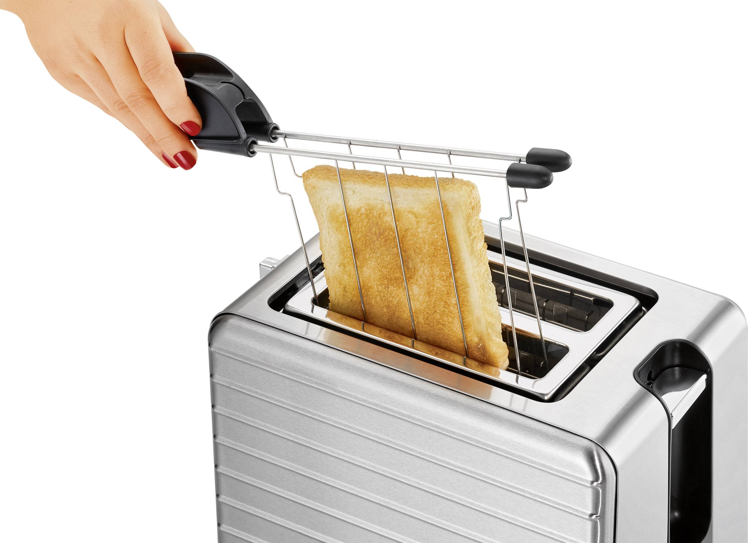 Profi Cook PC-TAZ 1110 Toaster mit Brötchenaufsatz Edelstahl