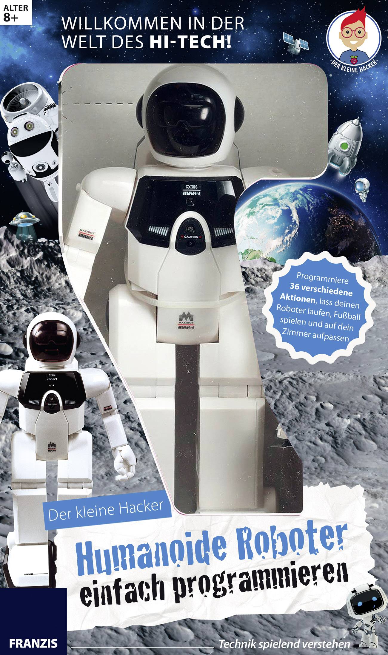 Franzis Verlag 65348 Humanoide Roboter einfach programmieren Lernpaket ab 8 Jahre