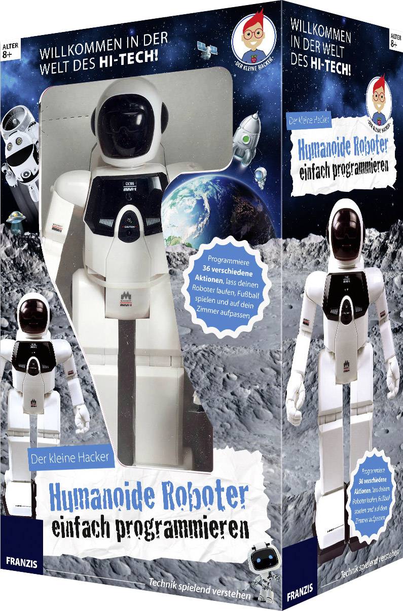 Franzis Verlag 65348 Humanoide Roboter einfach programmieren Lernpaket ab 8 Jahre