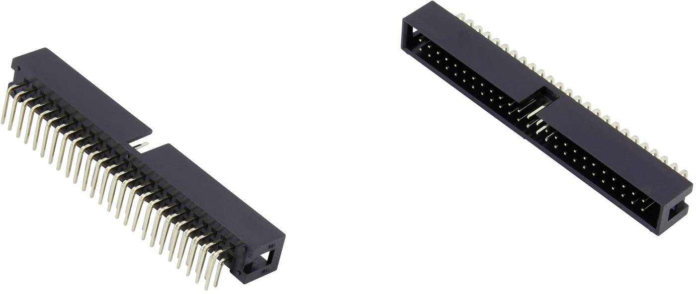 Connfly DS1013-34RSIB-B-0Pfosten-Steckverbinder Rastermaß: 2.54mm Polzahl Gesamt: 34 Anzahl Reihen: 2