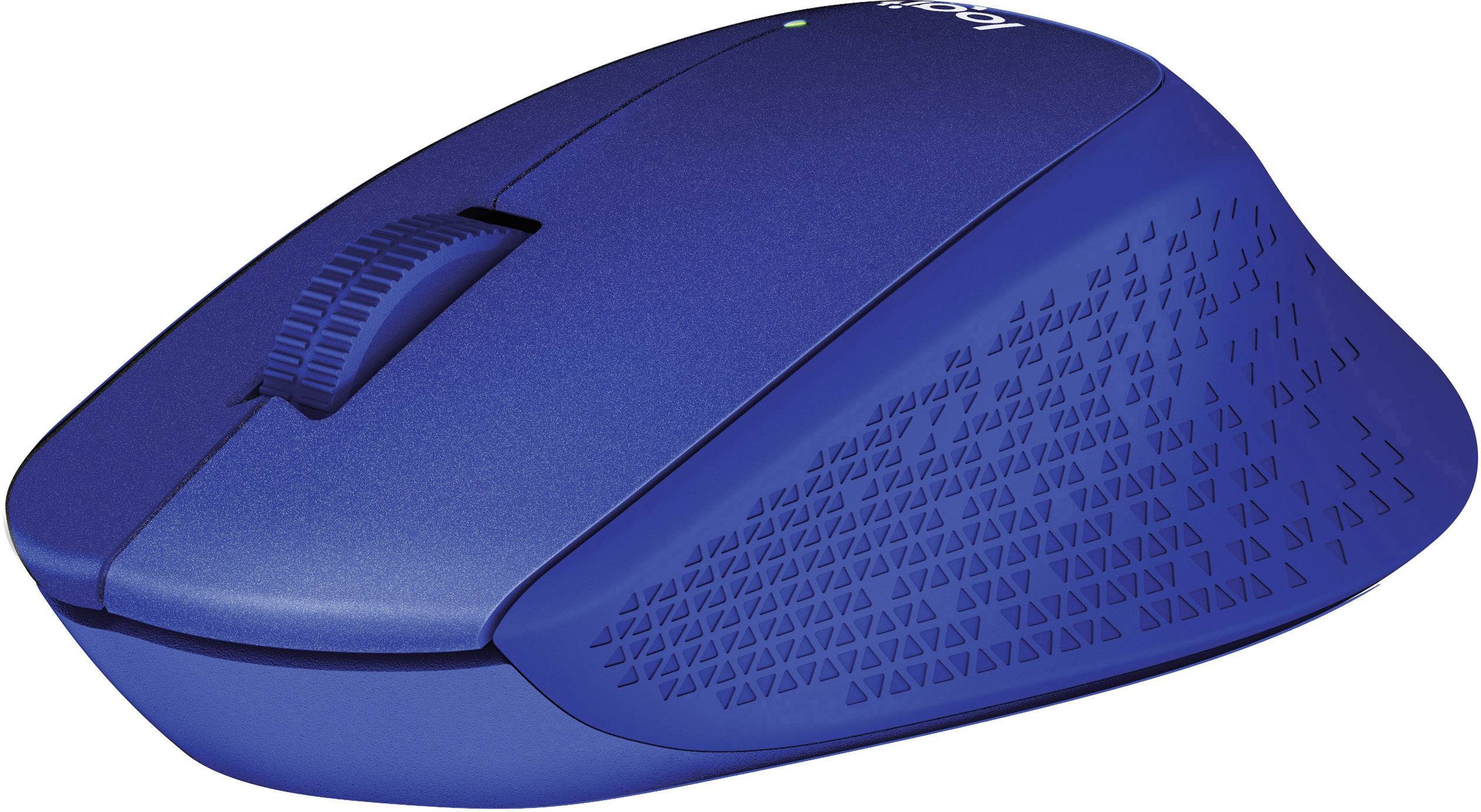 Logitech M330 Silent Plus Maus Funk Optisch Blau 3 Tasten 1000 dpi