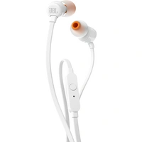 JBL T110 In Ear Kopfhörer kabelgebunden Weiß Headset JBL T110 In Ear Kopfhörer kabelgebunden Weiß Headset
