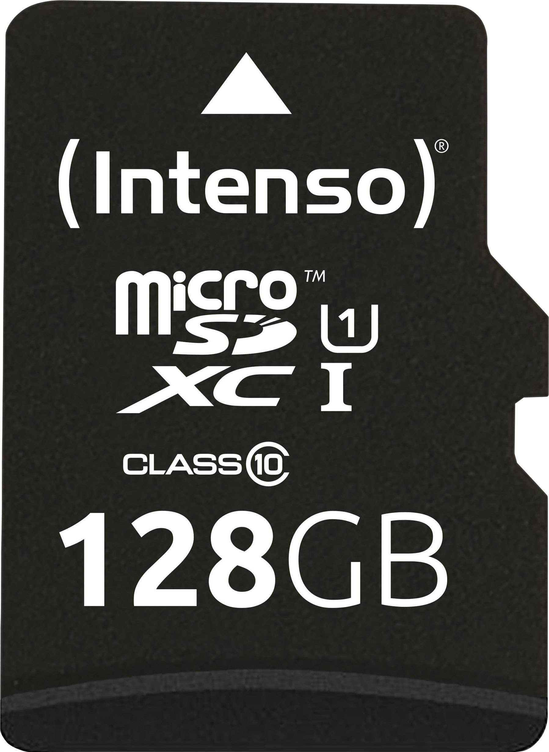 Intenso Premium microSDXC-Karte 128GB Class 10, UHS-I inkl. SD-Adapter