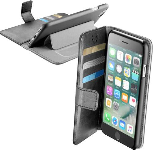 Book Agenda Flip Case Apple iPhone 7 Schwarz