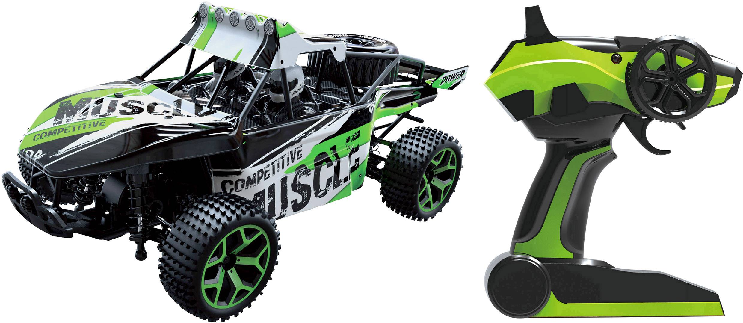 Amewi 22211 Extreme D5 1:18 RC Einsteiger Modellauto Elektro Buggy Allradantrieb (4WD) inkl. Akku