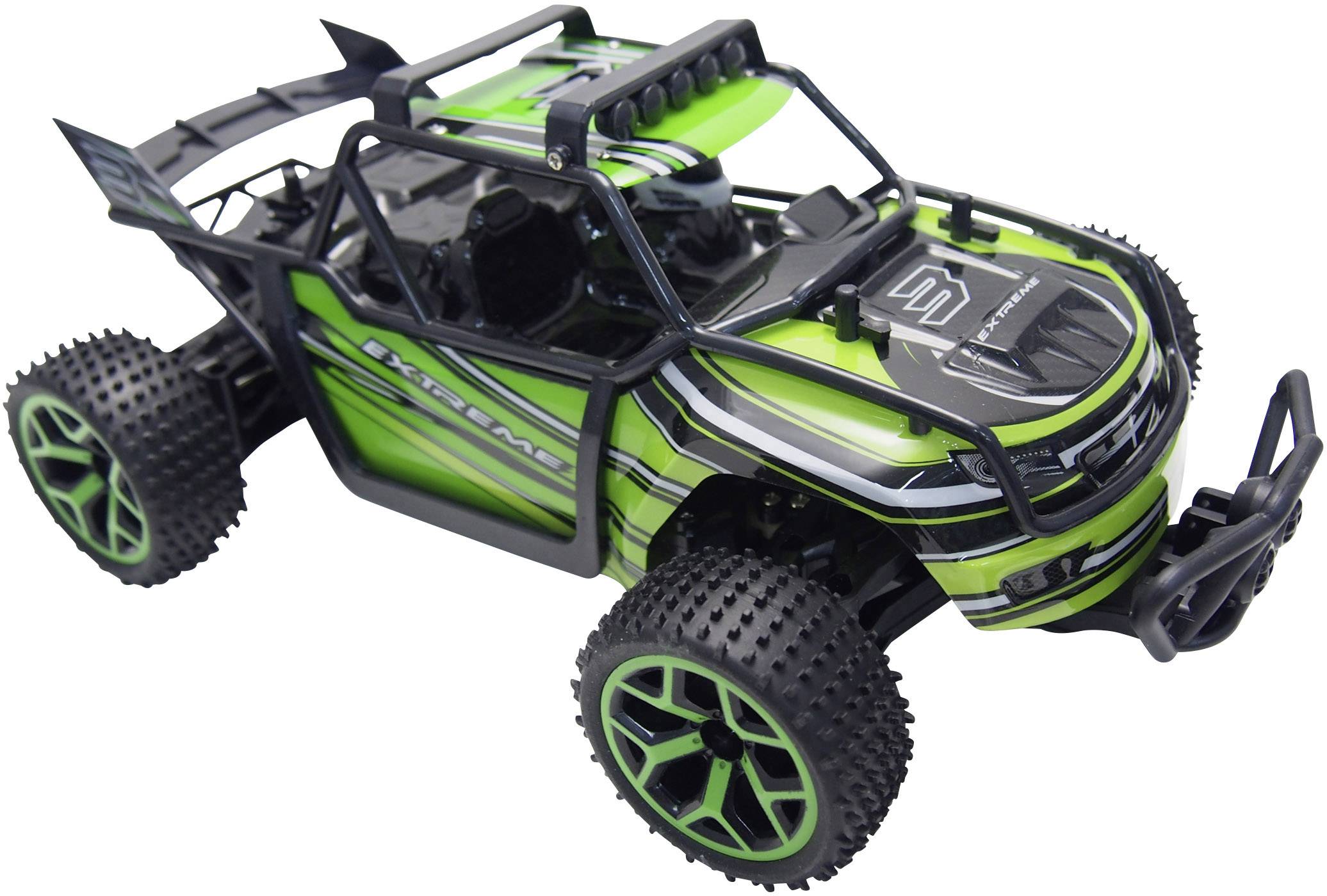 Amewi 22221 X-Knight 1:18 RC Einsteiger Modellauto Elektro Buggy Allradantrieb (4WD) inkl. Akku, Ladegerät und Senderbatterien