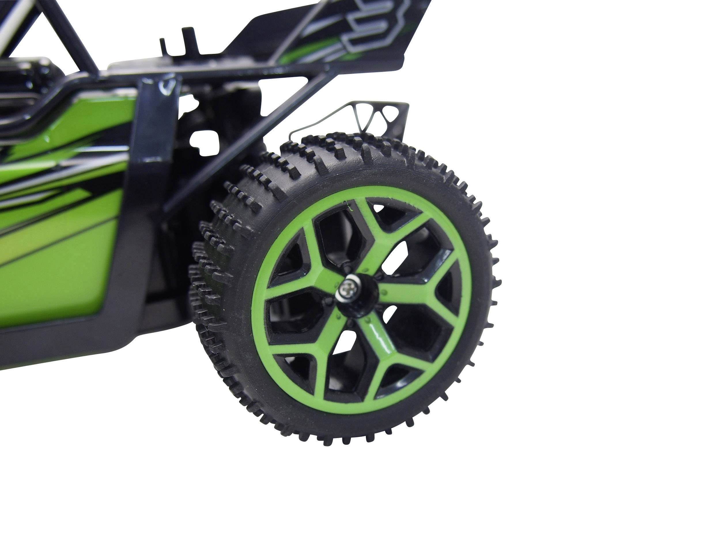 Amewi 22221 X-Knight 1:18 RC Einsteiger Modellauto Elektro Buggy Allradantrieb (4WD) inkl. Akku, Ladegerät und Senderbatterien