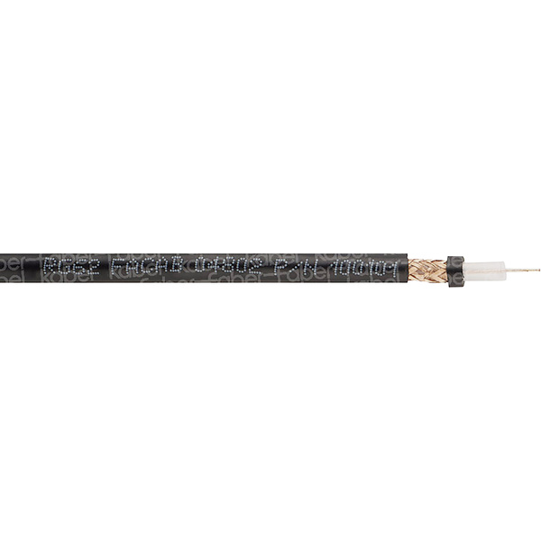 Faber Kabel 100101 Koaxialkabel Außen-Durchmesser: 6.20mm RG62 A/U 93Ω Schwarz Meterware