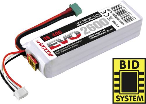 Modellbau-Akkupack (LiPo) 11.1V 2600 mAh Zellen-Zahl: 3 40 C Softcase MPX