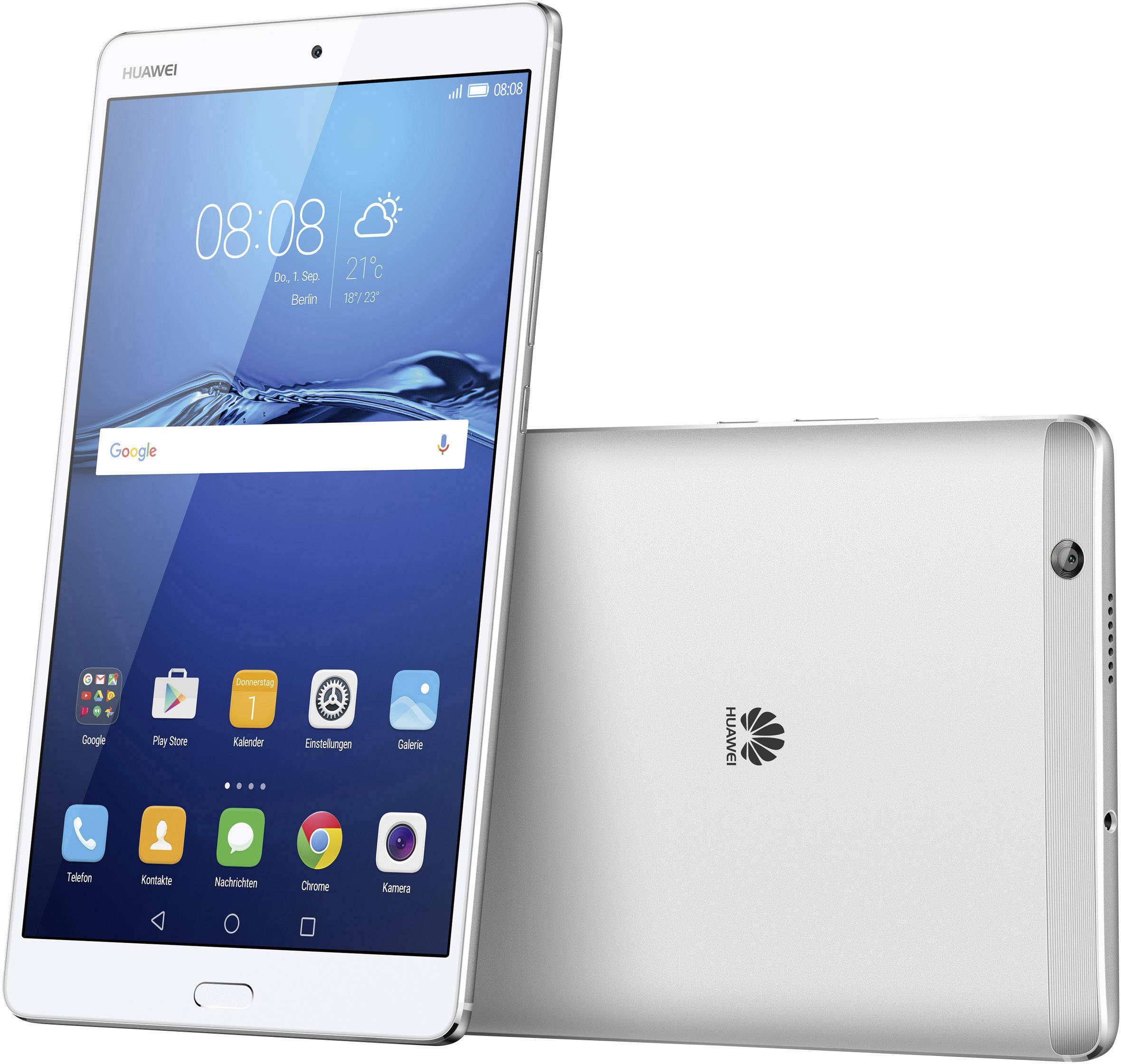 Huawei  WiFi, GSM/2G, UMTS/3G, LTE/4G 32 GB Silber Android-Tablet 21.3 cm (8.4 Zoll) 2.3 GHz  Android™ 6.0 Marshmallow 2560 x 1600 Pixel