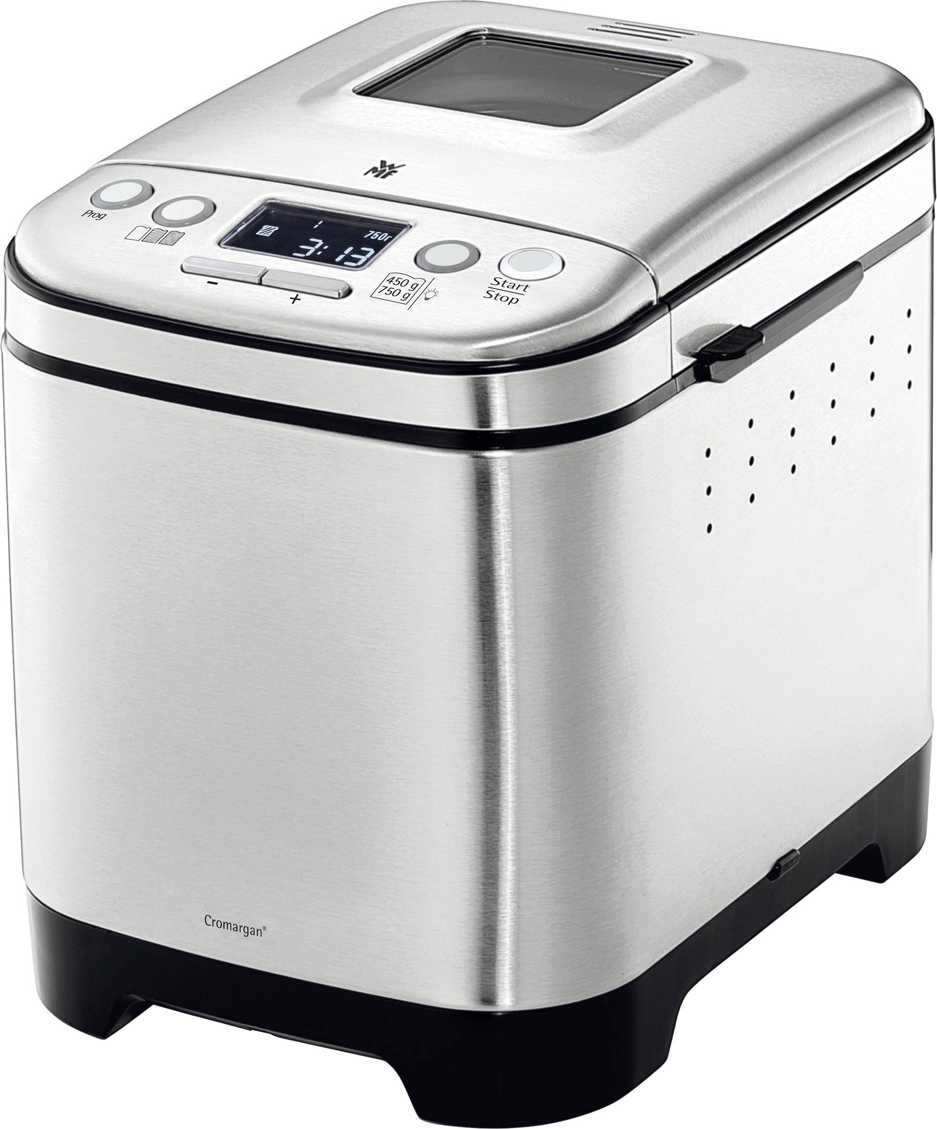 WMF KULT X Brotbackautomat mit Display, Timerfunktion 750 g Edelstahl (glänzend)