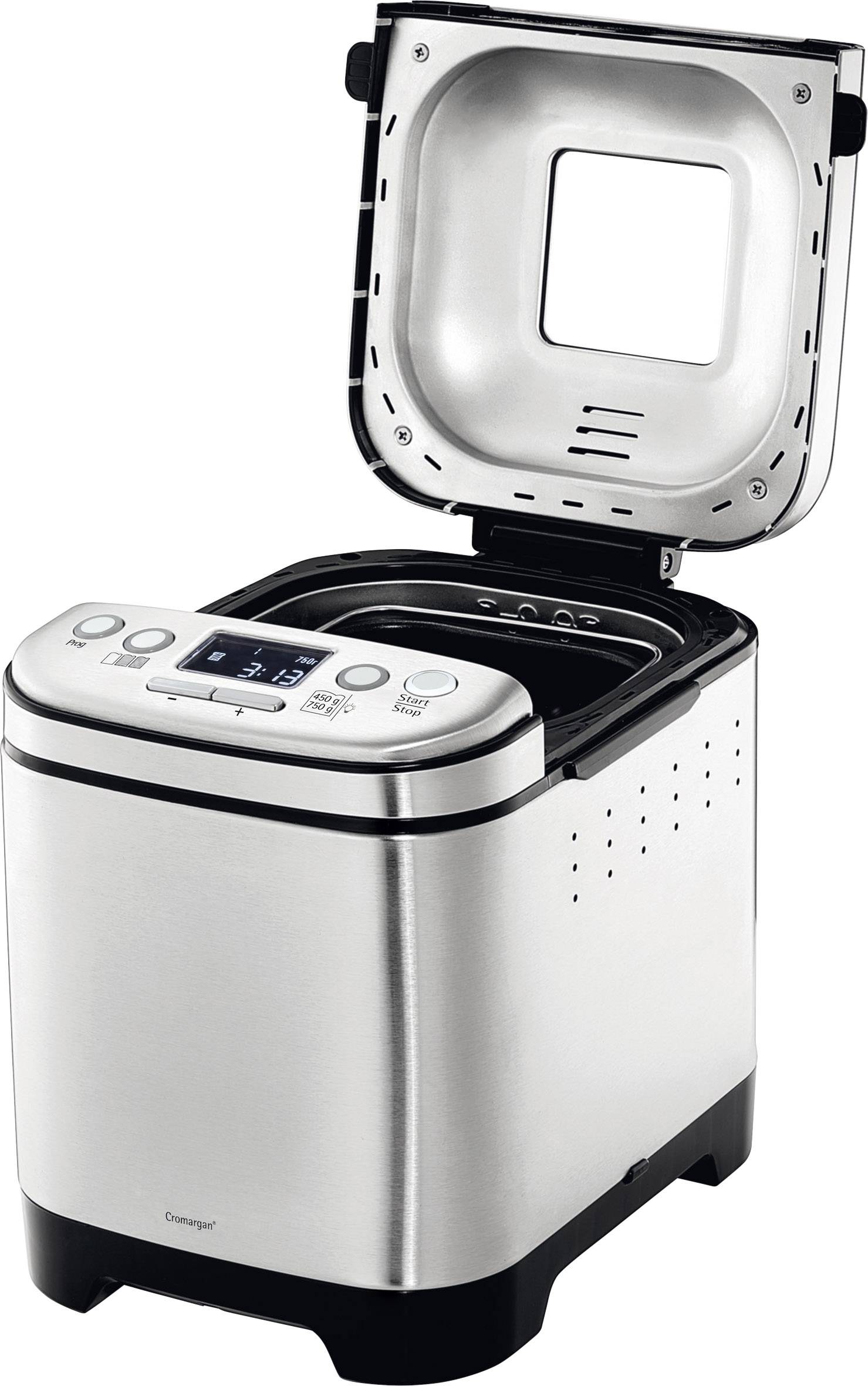 WMF KULT X Brotbackautomat mit Display, Timerfunktion 750 g Edelstahl (glänzend)