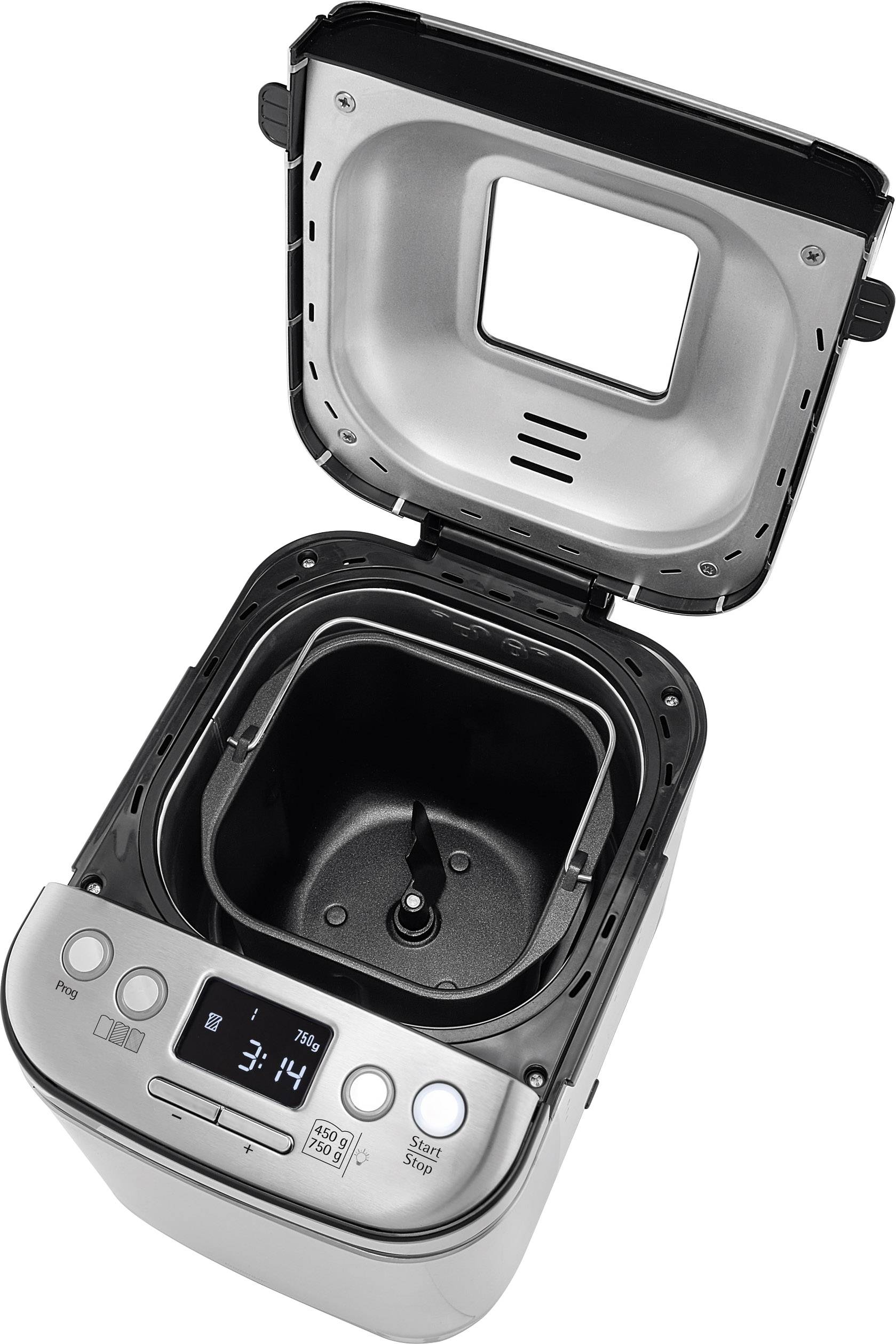 WMF KULT X Brotbackautomat mit Display, Timerfunktion 750 g Edelstahl (glänzend)