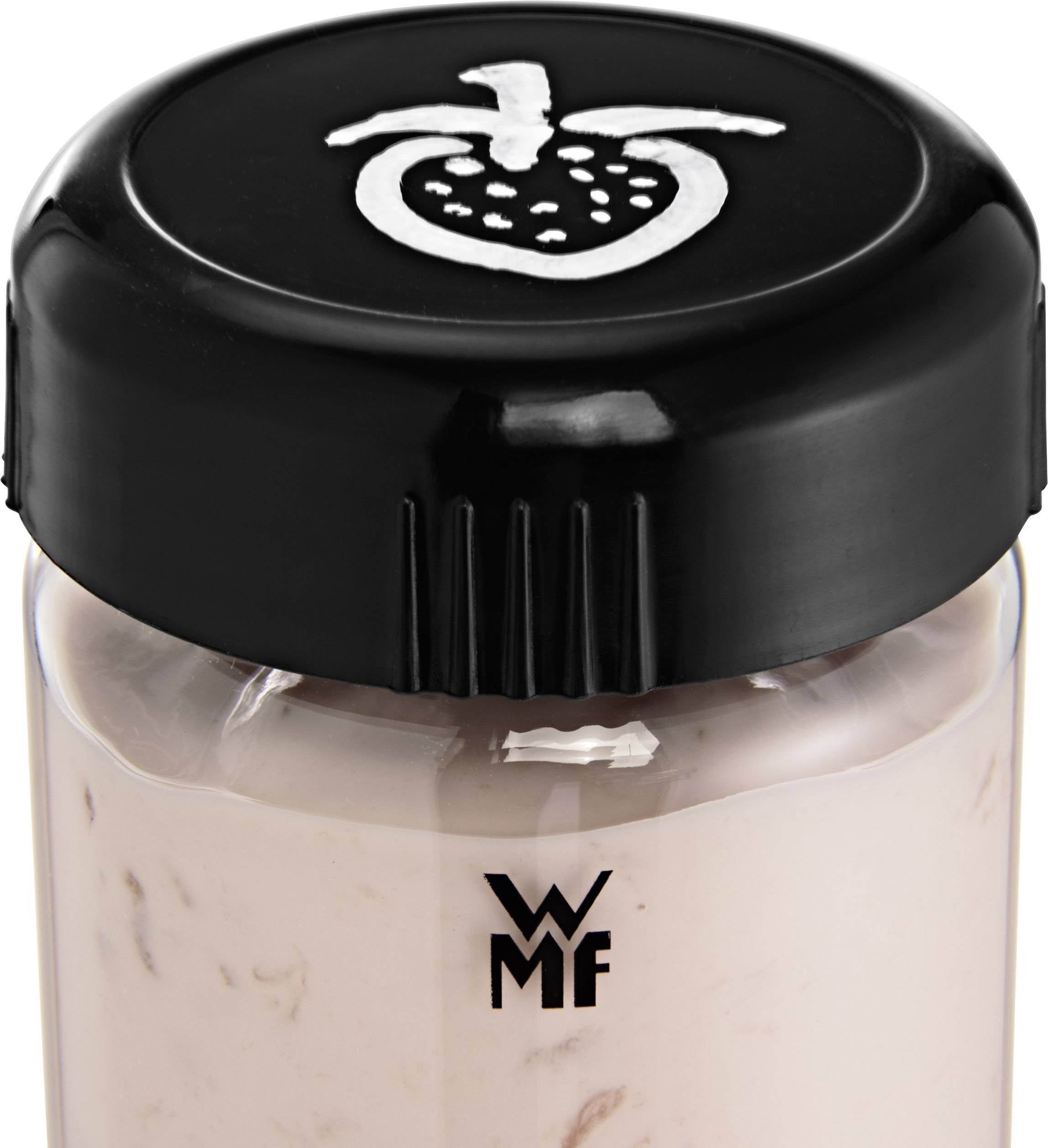 WMF KÜCHENminis® Joghurtbecher Joghurt-Ersatzgläser  Transparent, Schwarz