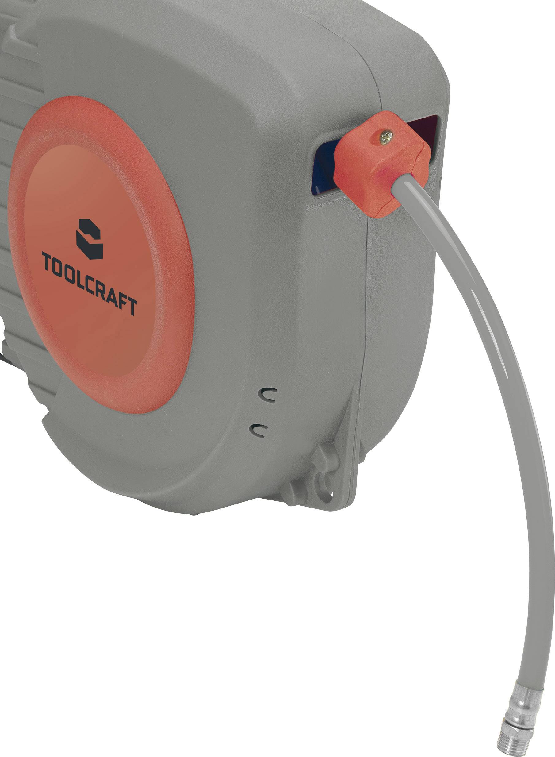 TOOLCRAFT TC-AHR 9 Druckluft-Schlauchaufroller 9m 7 bar Wandbefestigung