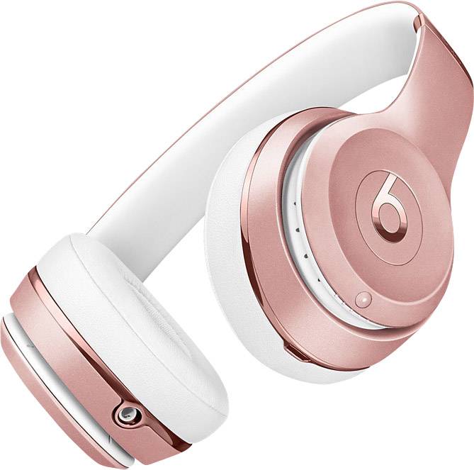 Beats Solo³ Wireless On Ear Kopfhörer Bluetooth®, kabelgebunden Roségold Faltbar, Headset