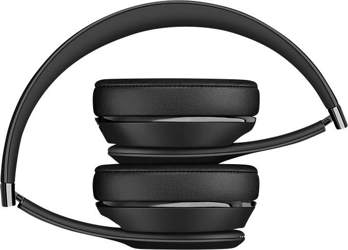 Beats Solo³ Wireless On Ear Kopfhörer Bluetooth®, kabelgebunden Schwarz Faltbar, Headset