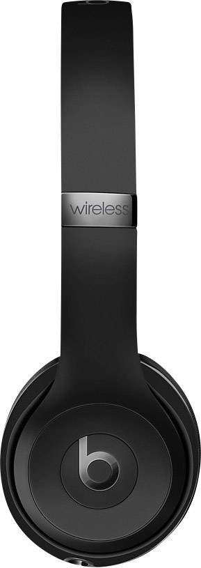 Beats Solo³ Wireless On Ear Kopfhörer Bluetooth®, kabelgebunden Schwarz Faltbar, Headset