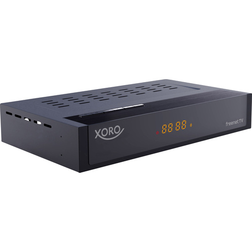 Xoro HRT 8730 PVR DVB-T2 Receiver Aufnahmefunktion, freenet TV Entschlüsselung 3 Monate gratis, Deutscher DVB-T2 Standard (H.265), Ethernet-Anschluss