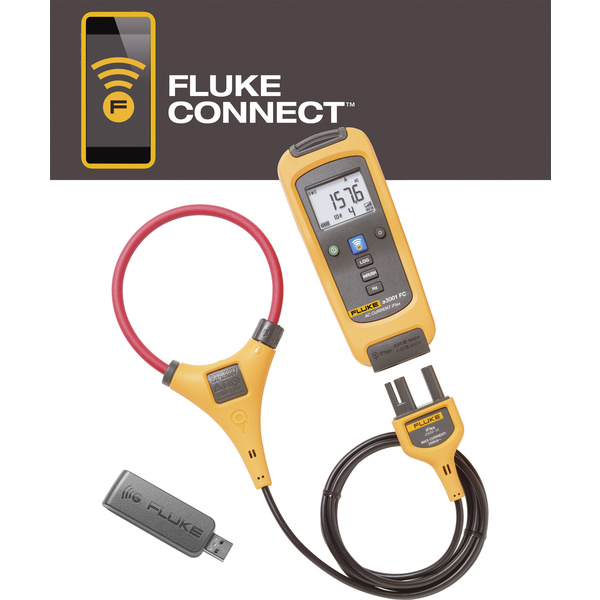 Fluke 4459439+4401602 Stromzange, Hand-Multimeter digital Datenlogger CAT III 1000 V, CAT IV 600 V