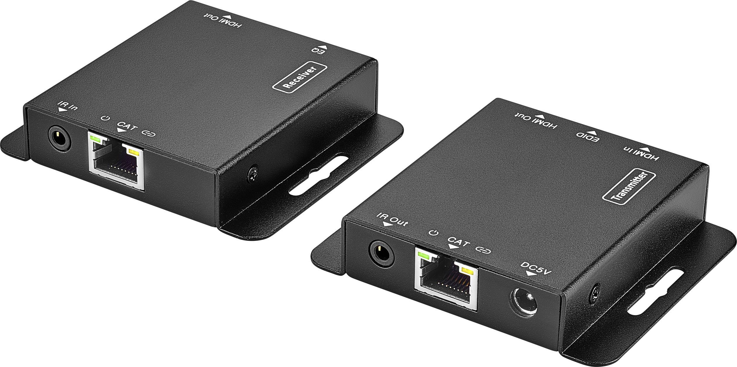 SpeaKa Professional HDMI-V10 HDMI® Extender (Verlängerung) über Netzwerkkabel RJ45 50m